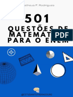 501 Questoes de Matematica para - Matheus Rodrigues