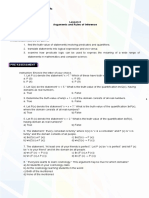 Module 1 - Logics and Proofs: Lesson Learning Outcomes