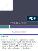 Tax 01-Lesson 02 - Tax Remedies