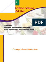 Lecture2-Food Nutrition Value and Healthful Diet