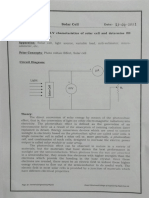 Expt - No.08 Solar Cell