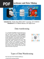 Data Warehouse and Data Mining