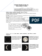 Fases de La Luna Tercero Básico