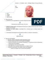 Anatomia Cabeça e Pescoço - 2º Semestre - 2 Unidade - Aula 2 - Miologia Cabeça e Pescoço (Músculos Da Mastigação)