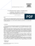 Co-Rotational Dynamic Analysis of Flexible Beams: K. Behdinan"", M.C. Stylianoub, B. Tabarrok" .