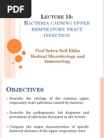 Bacterial Causes of URI