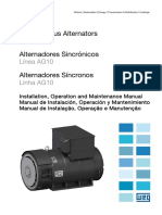 Manual de Instalação Operação e Manutenção AG10 UNIDAD GGE