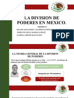 La Division de Poderes en Mexico