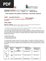 Taller - Nomenclatura - Quimica - Inorganica y Tipos de Reacciones