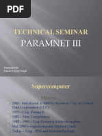 Technical Seminar: Paramnet Iii