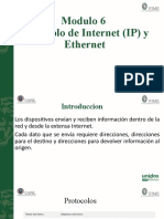 Modulo 6 Protocolo de Internet (IP) y Ethernet