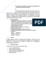 Informe de Actividades de Maquinaria