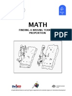 Math 6 DLP 43 - Finding A Missing Term in A Proportion