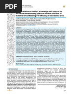 The Correlation of Familys Knowledge and Support in Exclusive Breastfeeding Practice Towards The 8405