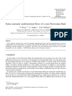 Some Unsteady Unidirectional Ows of A Non-Newtonian Uid: T. Hayat, S. Asghar, A.M. Siddiqui