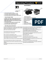 Compaction Equipment - Trench Pedestrian Rollers - SOP Small Rollers - Safety Guide