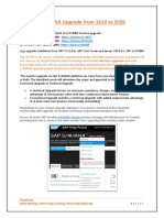 S4HANA Version Upgrade From 1610 To 2020