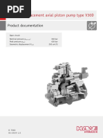 Variable Displacement Axial Piston Pump Type V30D: Product Documentation