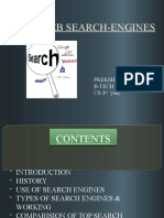 Web Search-Engines: Preksha Mangal B-Tech CS-3 Year