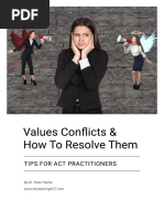 Values Conflicts and How To Resolve Them - Russ Harris, 2019