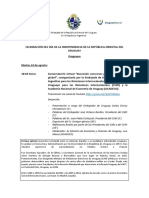 El Cronograma Completo de Actividades de La Embajada de Uruguay en Buenos Aires