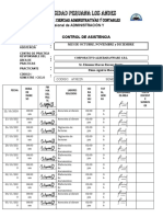 Modelo de Control de Asistencia