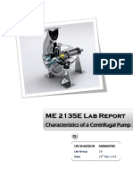 ME2135E Fluid Mechanics Lab - 1 Centrifigual Pump