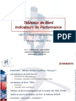 Tableau de Bord Indicateurs de Performance