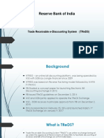 Reserve Bank of India: Trade Receivable E-Discounting System (Treds)