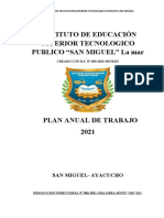 Plan Anual de Trabajo 2021