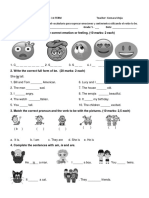 Exan 5th Emotions and Verb To Be