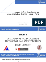 Estadísticas de Daños de Estructuras en La Ciudad de Comas