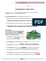 GIZMOS Water Cycle Lab