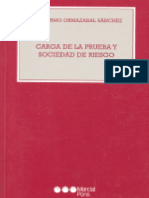 Carga de Prueba y Sociedad de Riesgo