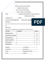 De 21 First Acquiital Assignment