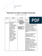 Artes y Tecnología Agosto