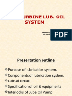 Main Turbine Lub. Oil System: Prepared by