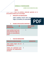 Ciencia y Tecnología-Actividad