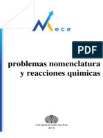 Problemas Nomenclatura y Reacciones Quimicas