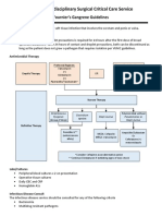 Fournier's Gangrene Guidelines