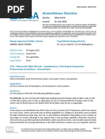 Airworthiness Directive: Design Approval Holder's Name: Type/Model Designation(s)