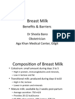 Breast Milk: Benefits & Barriers