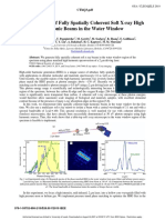 Demonstration of Fully Spatially Coherent Soft X-Ray High Harmonic Beams in The Water Window