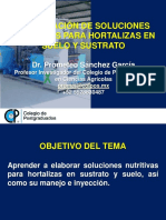 Tema 5. Elaboración de Soluciones Nutritivas para Hortalizas e Inyeccion