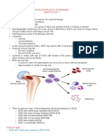 Myelodysplastic Syndromes Hematology 1: 1. MDS With Multilineage Dysplasia (MDS-MLD)