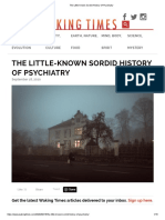 The Little-Known Sordid History of Psychiatry