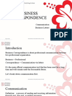 Business Correspondence (Business Letters)