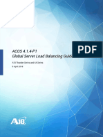 ACOS 4.1.4-P1 Global Server Load Balancing Guide: A10 Thunder Series and AX Series 6 April 2018