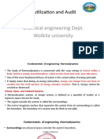 Energy Utilization and Audit: Chemical Engineering Dept. Wolkite University