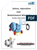 Pump Manual - Single Plunger Ambica